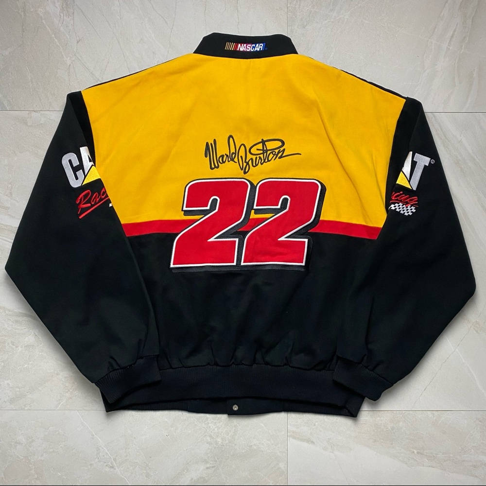 Vintage NASCAR CAT RACING JACKET EXCELLENT COND L - Picture 10 of 16